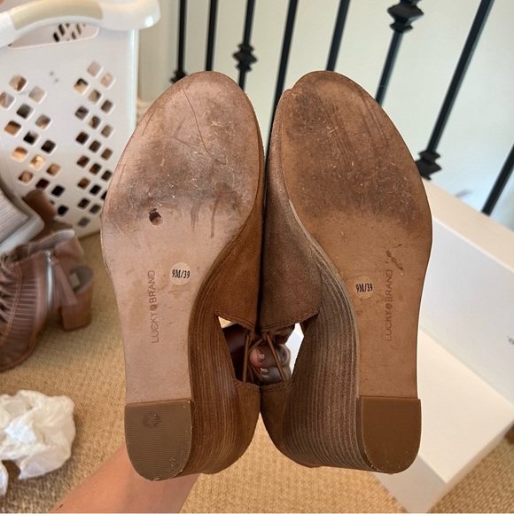 Lucky Brand open toe booties - Picture 5 of 5